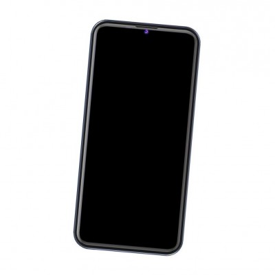 Camera Lens Glass with Frame for Yezz Max 3 Plus Black