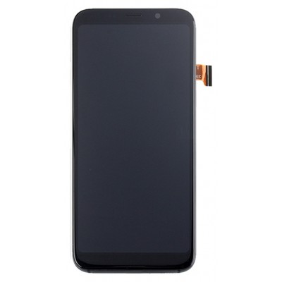 Lcd With Touch Screen For Bluboo S8 Black By - Maxbhi Com