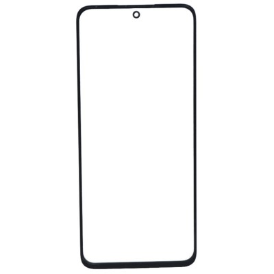 Replacement Front Glass For Xiaomi Redmi 12 Black By - Maxbhi Com