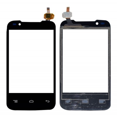 Touch Screen Digitizer For Lava Iris 356 Black By - Maxbhi Com