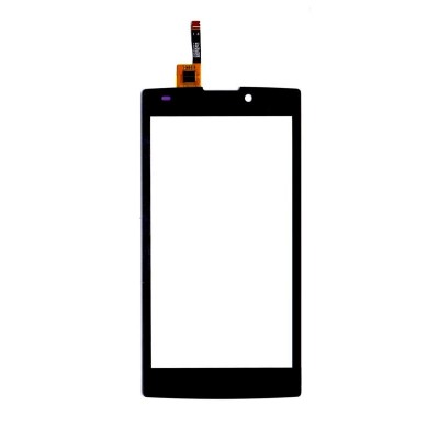 Touch Screen Digitizer For Lava Iris Fuel 60 Black By - Maxbhi.com