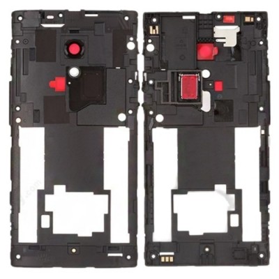 Middle Frame Ring Only For Sony Xperia Ion St28i White By - Maxbhi Com