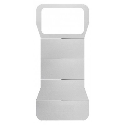 Back Panel Cover For Doogee V20 Pro Silver - Maxbhi Com