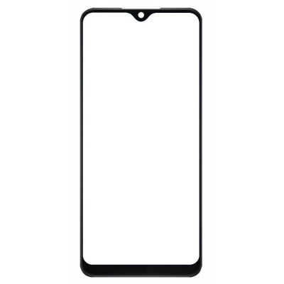 Replacement Front Glass For Nokia C210 Black By - Maxbhi Com