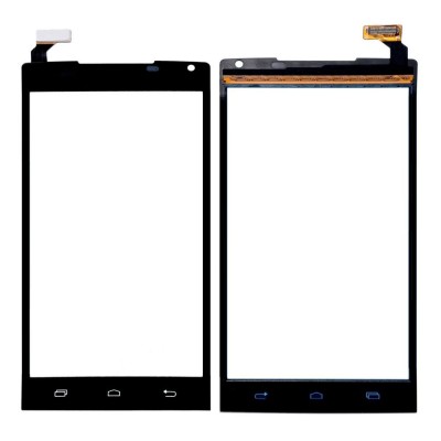 Touch Screen Digitizer For Intex Aqua Hd Black By - Maxbhi Com