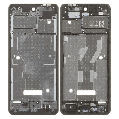 Lcd Frame Middle Chassis For Tecno Pop 8 Black By - Maxbhi Com