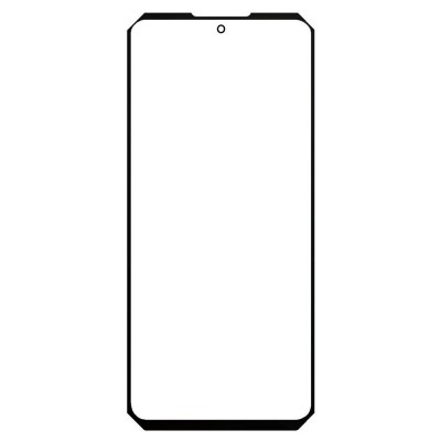 Replacement Front Glass For Oukitel Wp30 Pro Black By - Maxbhi Com