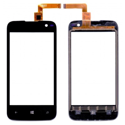Touch Screen Digitizer For Karbonn Titanium Wind W4 Black By - Maxbhi Com