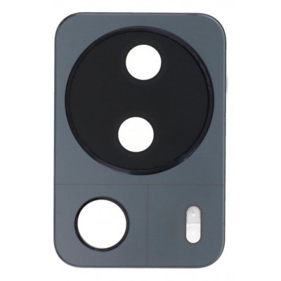 Camera Lens Glass With Frame For Xiaomi 13 Lite Black By - Maxbhi Com
