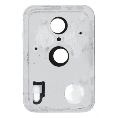 Camera Lens Glass With Frame For Xiaomi 13 Lite Black By - Maxbhi Com