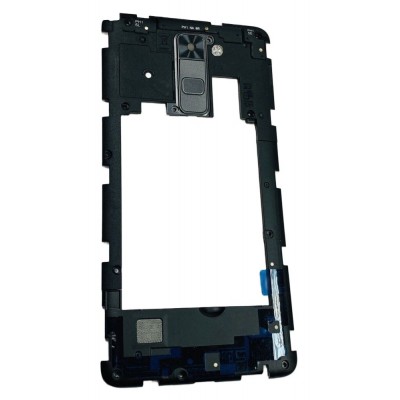 Middle Frame Ring Only For Lg Stylo 2 Black By - Maxbhi Com