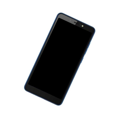 Camera Lens Glass with Frame for Tecno Camon iAce 2 Blue