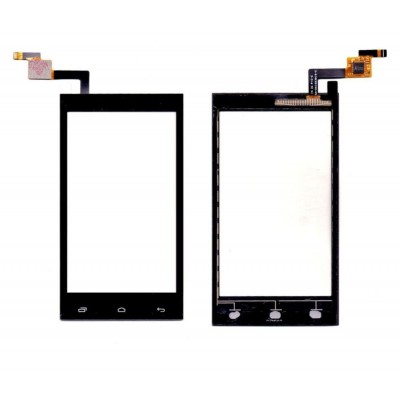 Touch Screen Digitizer For Intex Aqua 3g Pro Black By - Maxbhi Com