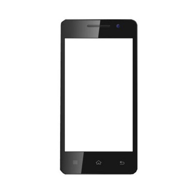 Touch Screen Digitizer For Intex Aqua Glow Black By - Maxbhi.com