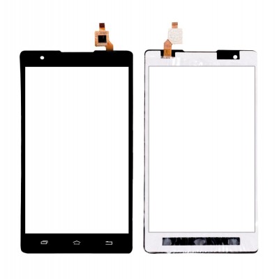 Touch Screen Digitizer For Intex Aqua M5 Black By - Maxbhi Com