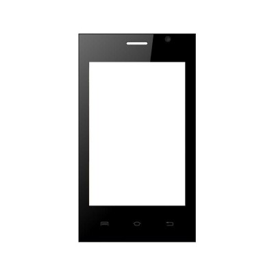 Touch Screen Digitizer For Lava Flair E1 Black By - Maxbhi.com