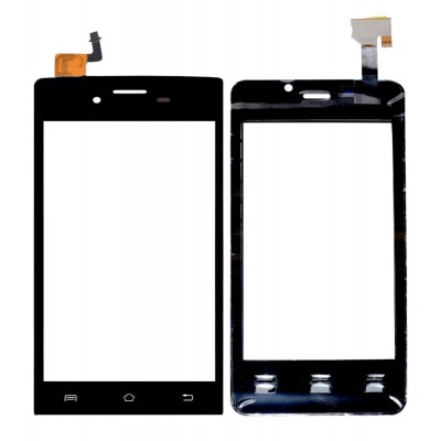 Touch Screen Digitizer For Lava Iris 404s Black By - Maxbhi Com