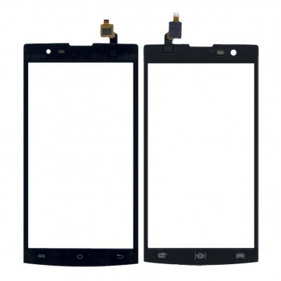 Touch Screen Digitizer For Lava Iris Alfa L Black By - Maxbhi Com