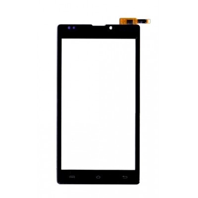 Touch Screen Digitizer For Lava Iris Fuel 20 Black By - Maxbhi.com