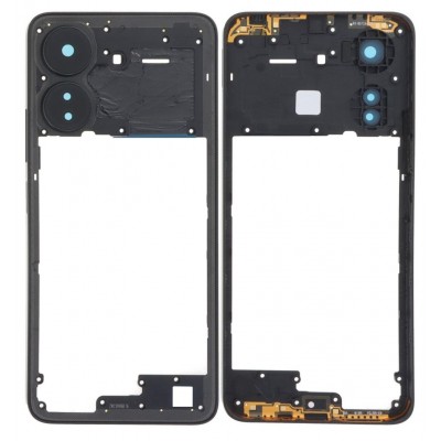 Middle Frame Ring Only For Xiaomi Poco C65 White By - Maxbhi Com