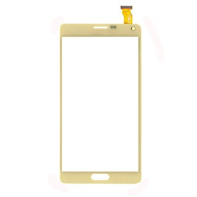 Touch Screen Digitizer For Samsung Galaxy Note 4 Duos Smn9100 Gold By - Maxbhi.com