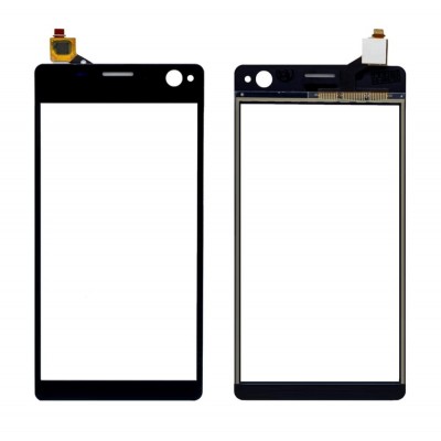 Touch Screen Digitizer For Sony Xperia C4 Dual Black By - Maxbhi Com