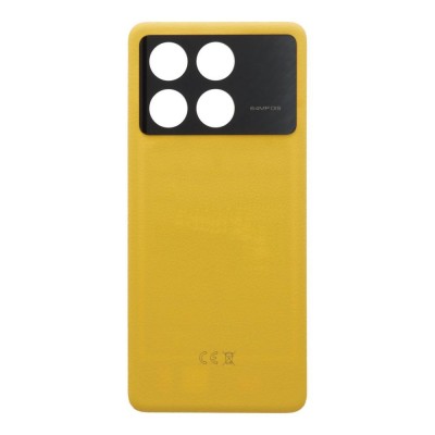 Back Panel Cover For Xiaomi Poco X6 Pro Yellow - Maxbhi Com
