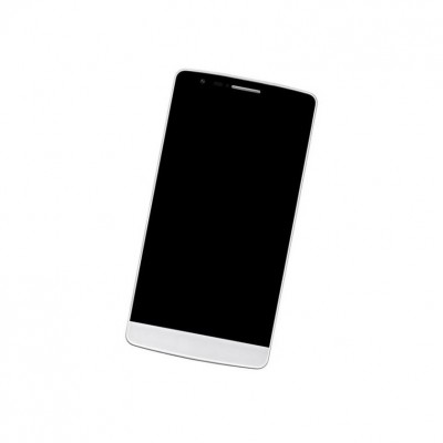 Camera Lens Glass with Frame for LG G3 Mini White