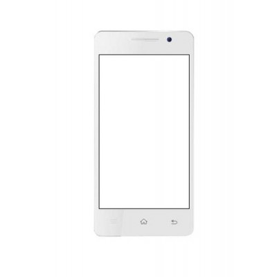 Touch Screen Digitizer For Intex Aqua Glow White By - Maxbhi.com