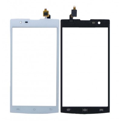 Touch Screen Digitizer For Lava Iris Alfa L White By - Maxbhi Com