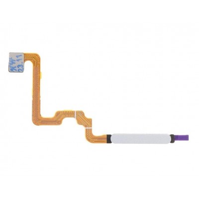 Fingerprint Sensor Flex Cable For Xiaomi Redmi 12 White By - Maxbhi Com