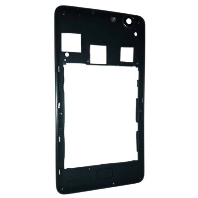 Middle Frame Ring Only For Wiko Ridge Fab 4g Black Grey By - Maxbhi Com