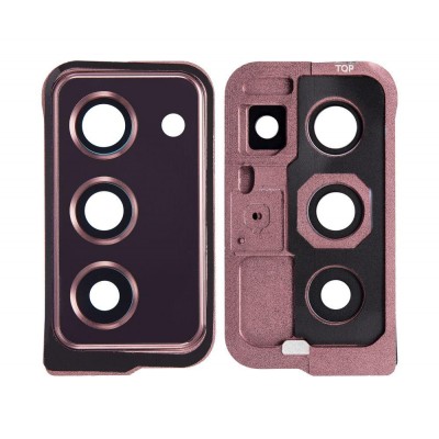 Camera Lens Glass With Frame For Samsung Galaxy Z Fold 2 Brown By - Maxbhi Com