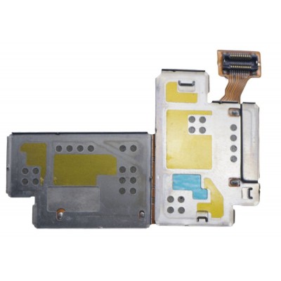 Sim Connector Flex Cable For Samsung Galaxy Note 2 N7100 With Mmc Connector - Maxbhi Com