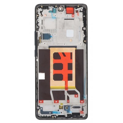 Lcd Frame Middle Chassis For Oppo Reno 11 Pro 5g Black By - Maxbhi Com