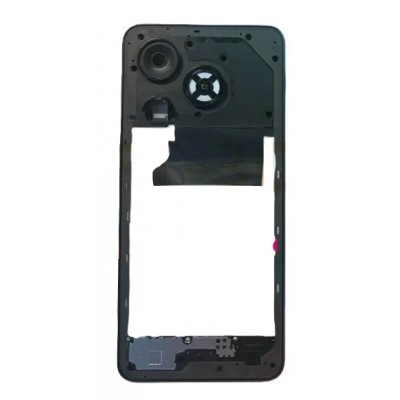 Middle Frame Ring Only For Infinix Smart 8 Global Black By - Maxbhi Com