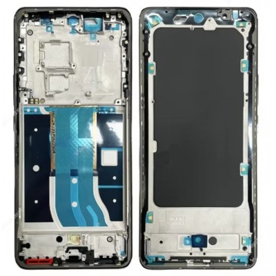 Lcd Frame Middle Chassis For Realme 12 Pro Plus 5g Black By - Maxbhi Com