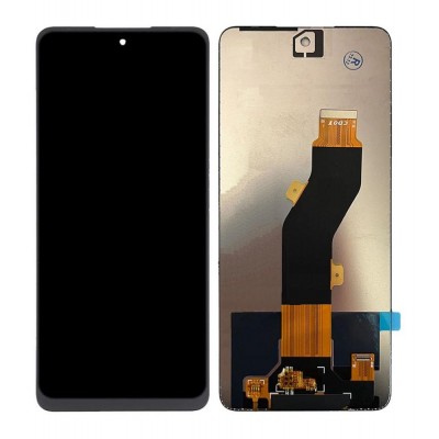 Lcd With Touch Screen For Tecno Spark 20 White By - Maxbhi Com