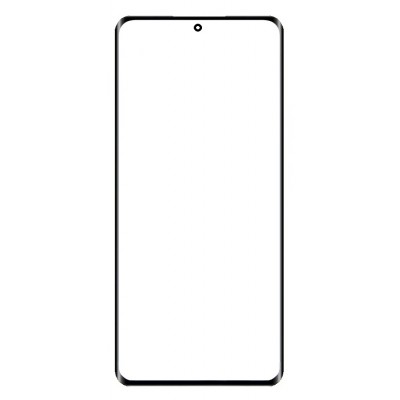 Replacement Front Glass For Realme 12 Pro Plus 5g Black By - Maxbhi Com