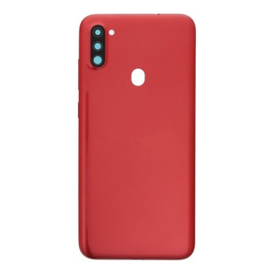 Back Panel Cover For Samsung Galaxy A11 Red - Maxbhi Com