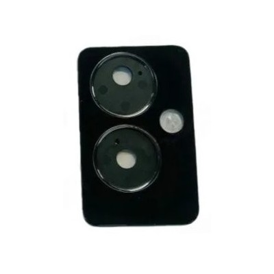 Camera Lens Glass With Frame For Oppo A79 5g Black By - Maxbhi Com