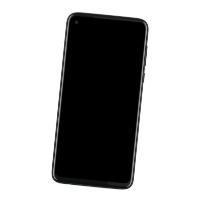 Camera Lens Glass with Frame for Motorola Moto G Stylus Black
