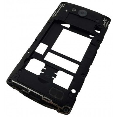 Middle Frame Ring Only For Lg L Fino D295 With Dual Sim White By - Maxbhi Com