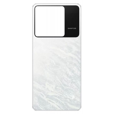 Back Panel Cover For Xiaomi Poco X6 5g White - Maxbhi Com