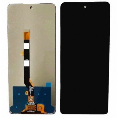 Lcd With Touch Screen For Lava Blaze Pro 5g Black By - Maxbhi Com