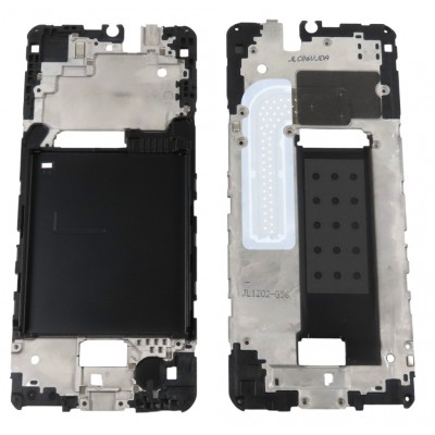Lcd Frame Middle Chassis For Samsung Galaxy Xcover 7 Black By - Maxbhi Com