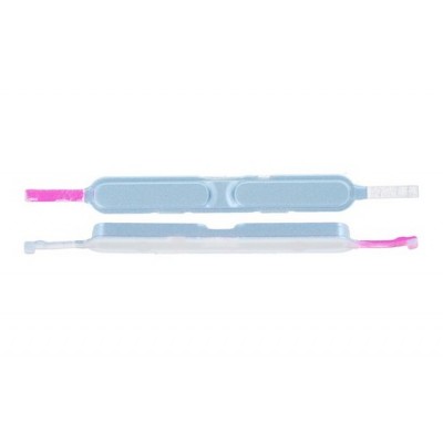 Volume Side Button Outer For Motorola Moto G24 Power Blue Silver By - Maxbhi Com