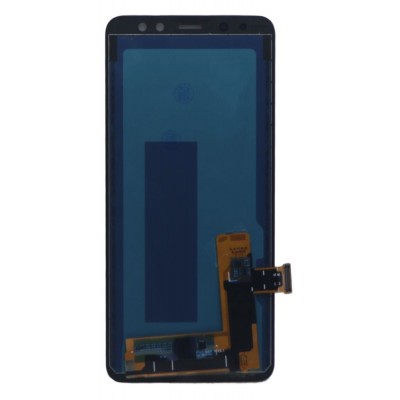 Lcd With Touch Screen For Samsung Galaxy A8 2018 Black By - Maxbhi Com