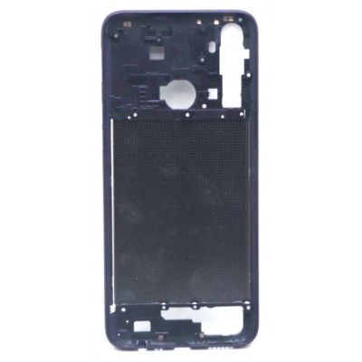 Middle Frame Ring Only For Realme 5 Purple By - Maxbhi Com