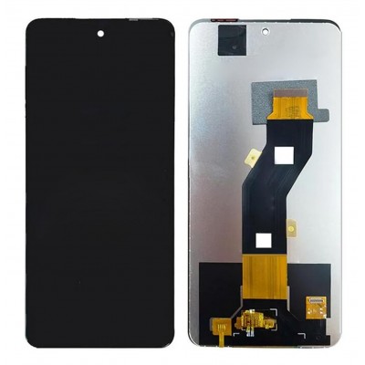 Lcd With Touch Screen For Itel P55 Plus Black By - Maxbhi Com